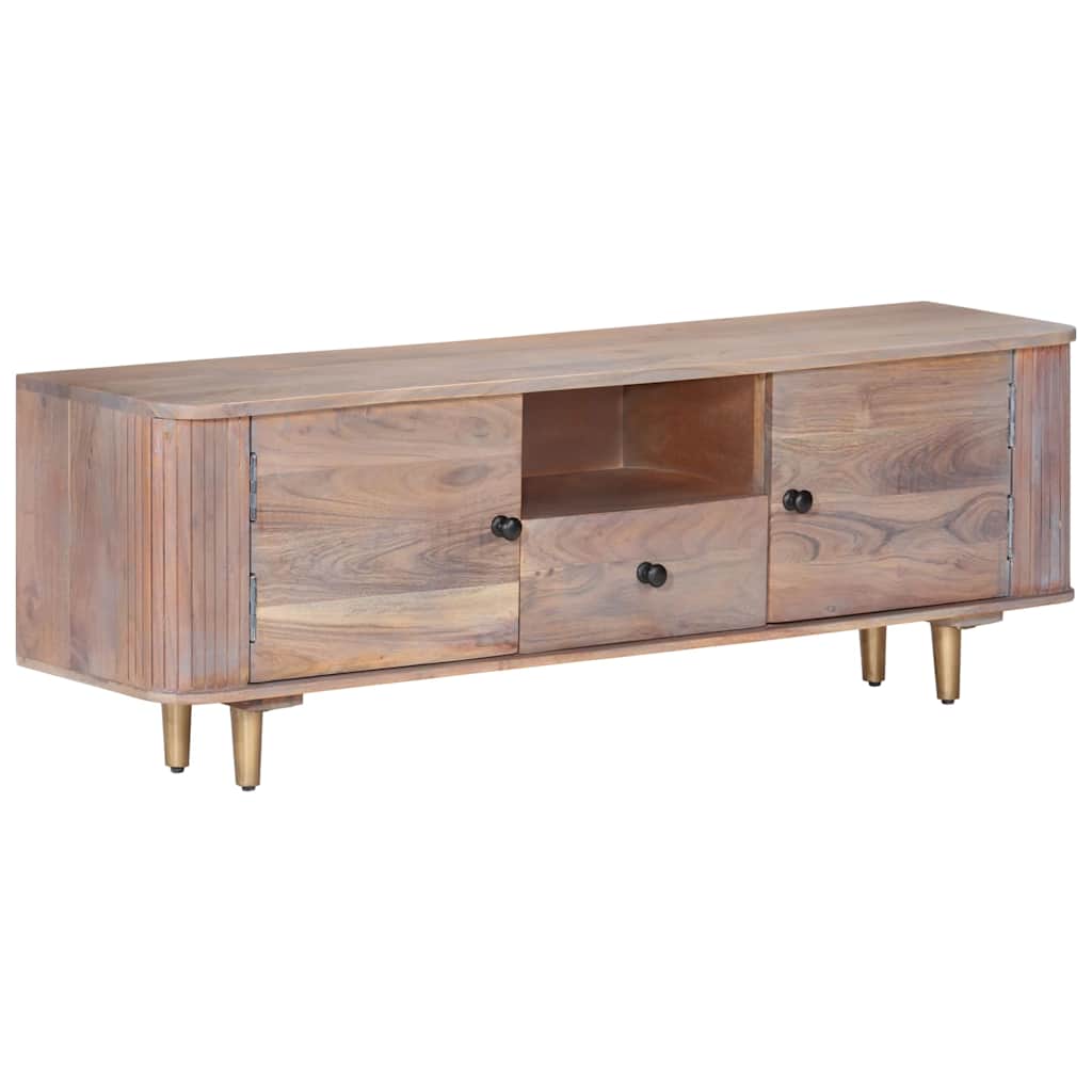 Vidaxl tv-meubel 118x30x40 cm massief acaciahout