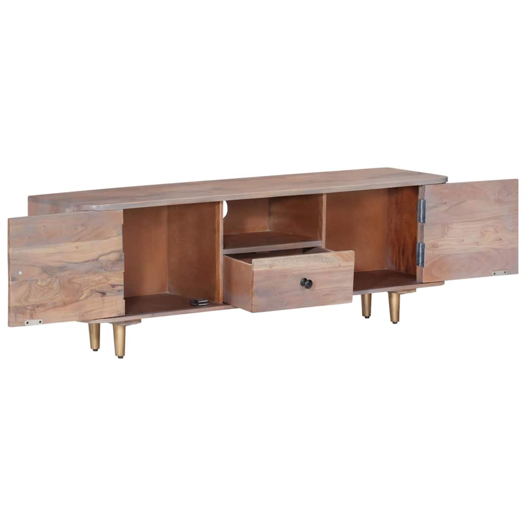 Vidaxl tv-meubel 118x30x40 cm massief acaciahout