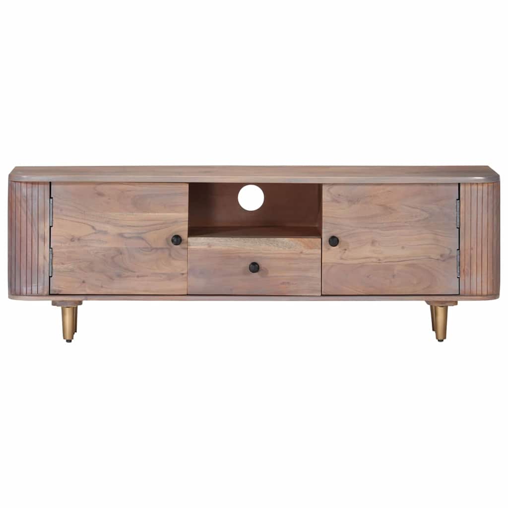 Vidaxl tv-meubel 118x30x40 cm massief acaciahout