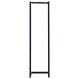 Rack per asciugamano Vidaxl 25x20x95 cm di ferro nero