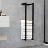 VidaXL Towel rack 25x20x95 cm iron black