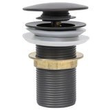 Vidaxl Drain Popup ohne Überlauf 6.4x6.4x9.1 cm grau