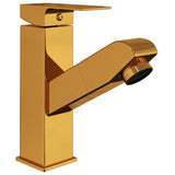 VidaXL Washbasin Faucet with Eagle function 157x172 mm Gold -colored