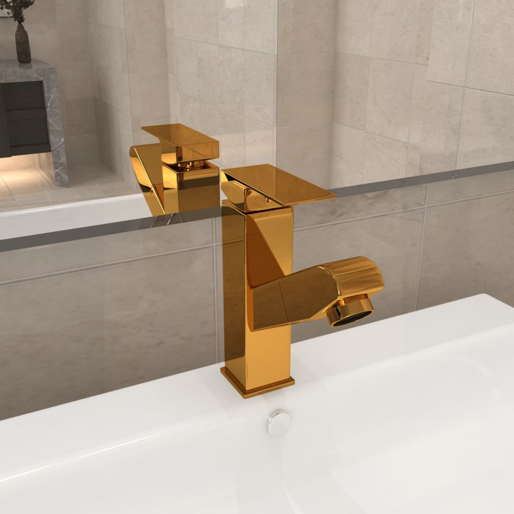 Vidaxl Washbasin Tracet mat Eagle Funktioun 157x172 m Gold -Colorored