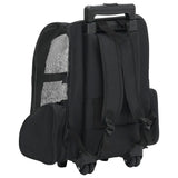 Vidaxl Pet Rolley Black plegable