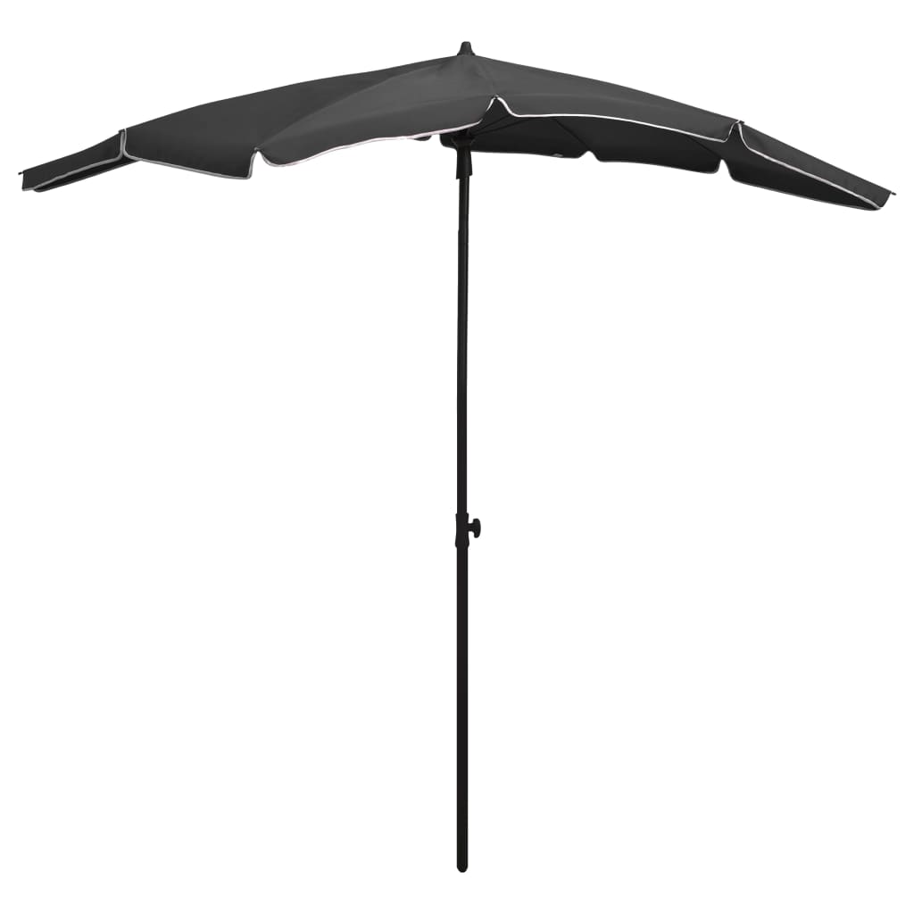 Vidaxl Parasol con polo 200x130 cm antracite -colorato