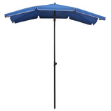 Vidaxl Parasol con polo 200x130 cm azzurro blu