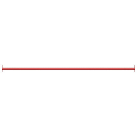 Vidaxl Rekstat 125 cm Stahlrot