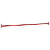 Vidaxl Rekkstaks 2 PCs 125 cm Stahlrot