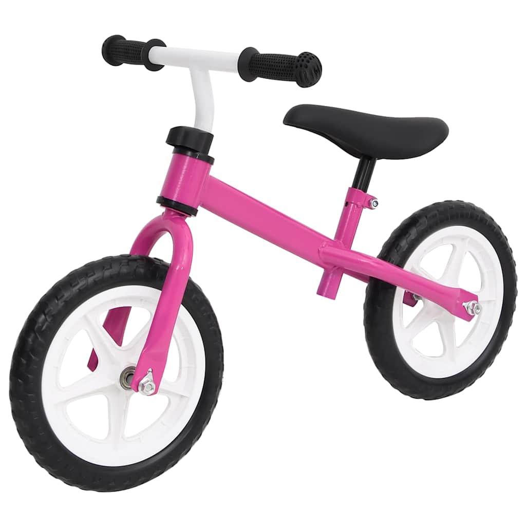 Vidaxl Balance Bike mit 9,5 -Zoll -Rädern rosa