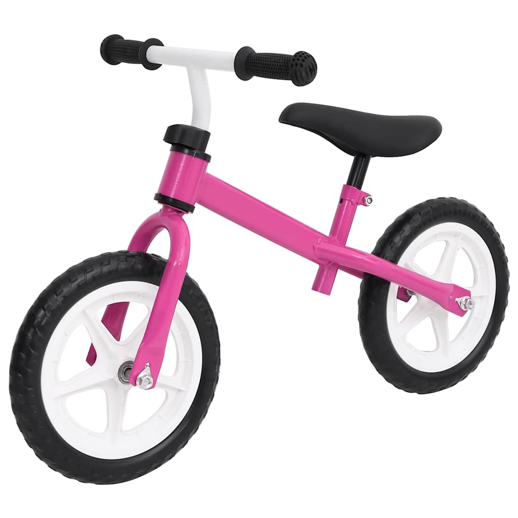 Vidaxl Balance Bike mit 9,5 -Zoll -Rädern rosa