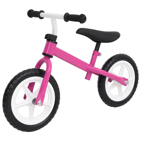 Vidaxl Balance Bike mit 9,5 -Zoll -Rädern rosa