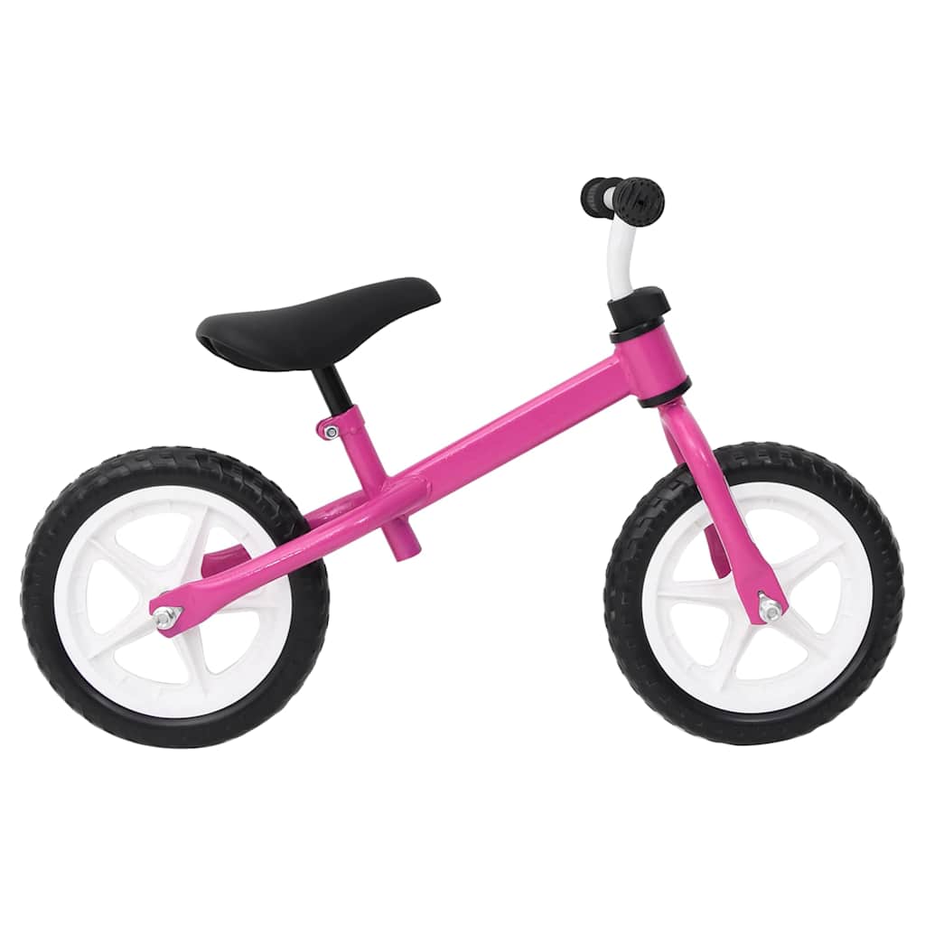 Vidaxl Balance Bike mit 9,5 -Zoll -Rädern rosa