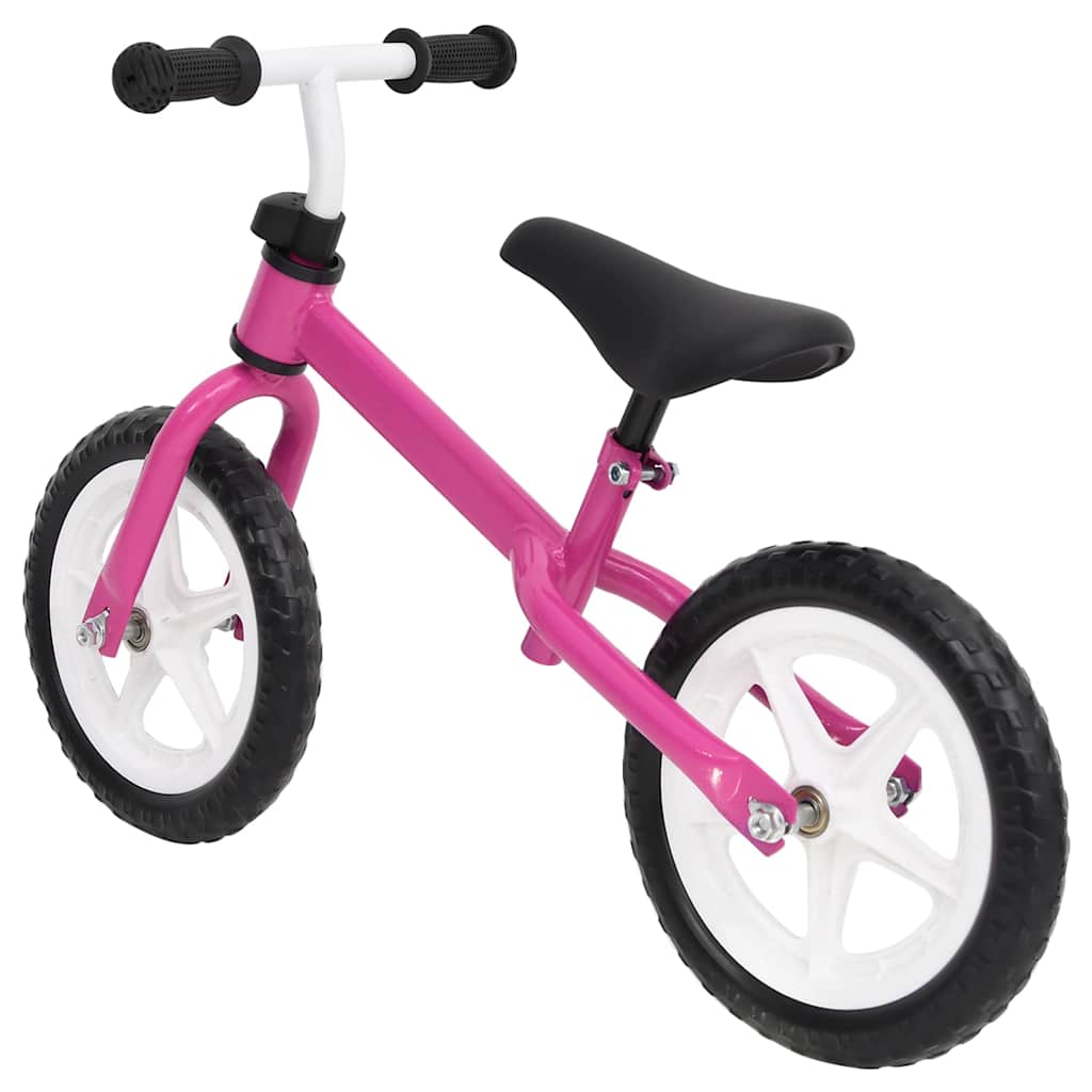 Vidaxl Balance Bike mit 9,5 -Zoll -Rädern rosa