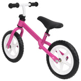Vidaxl Balance Bike mit 9,5 -Zoll -Rädern rosa