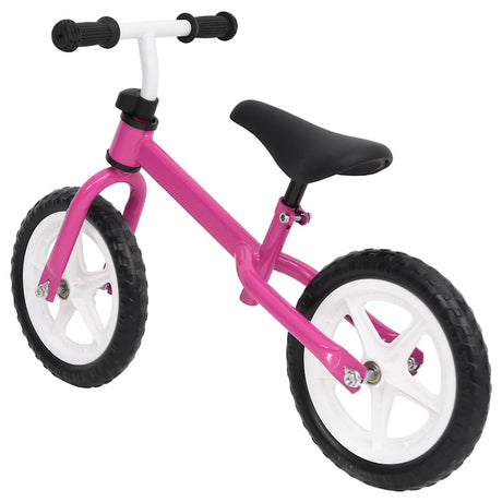 Vidaxl Balance Bike mit 9,5 -Zoll -Rädern rosa