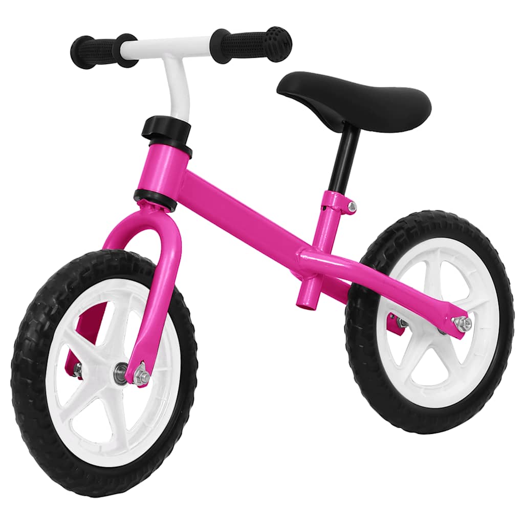 Vidaxl Balance Bike mit 11 -Zoll -Rädern rosa