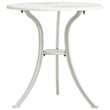 Vidaxl tuintafel 62x62x65 cm gietaluminium wit