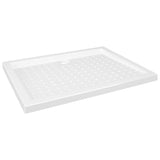 Vidaxl Dochoin vassoio con borchie 90x70x4 cm bianco