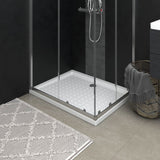 Vidaxl Dochoin vassoio con borchie 90x70x4 cm bianco