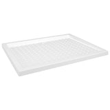 Vidaxl shower tray with studs 80x100x4 cm white