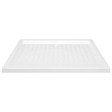 Vidaxl Duschschale mit Stollen 80x100x4 cm abs weiß