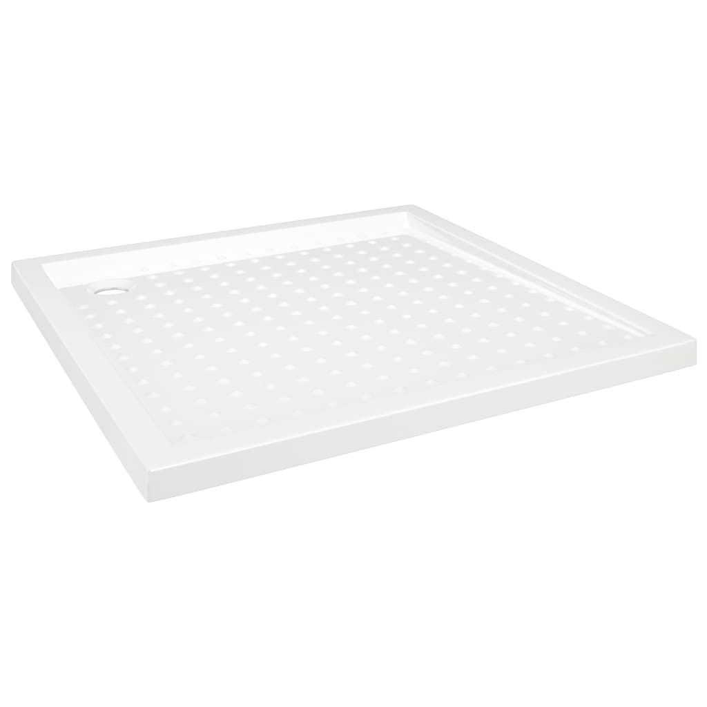 Vidaxl shower tray with studs 90x90x4 cm white