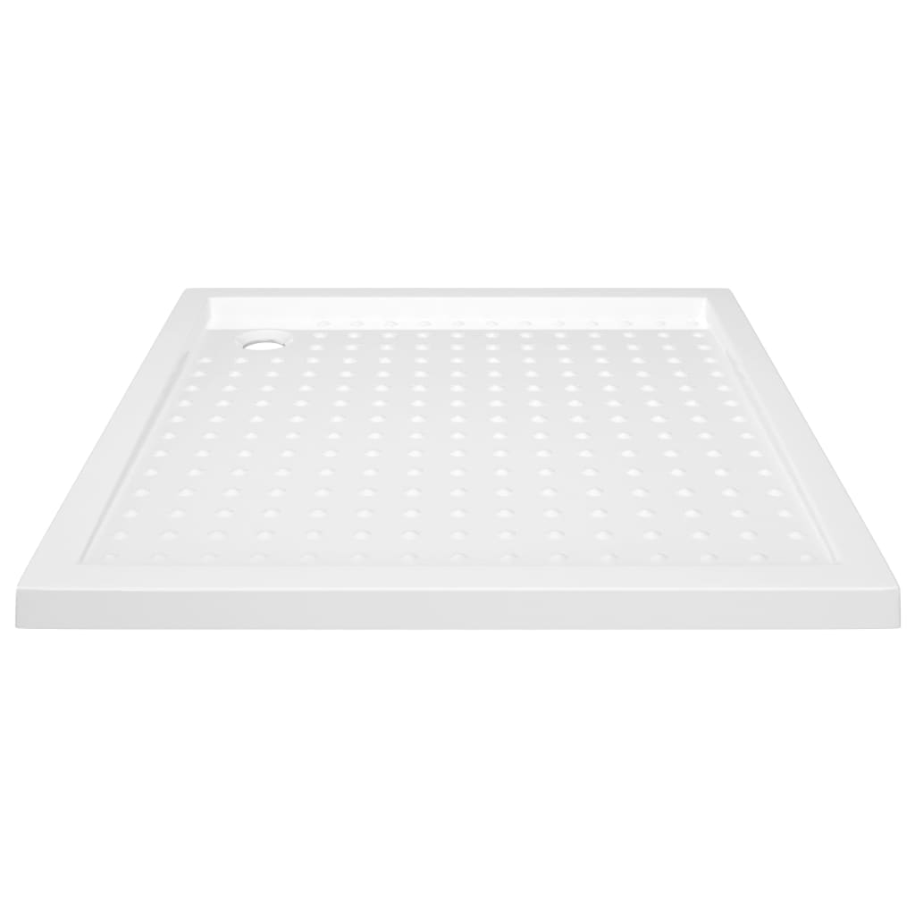 Vidaxl shower tray with studs 90x90x4 cm white