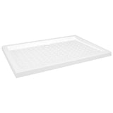 Vidaxl Duschschale mit Stollen 70x100x4 cm ABS Weiß