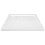 Vidaxl Duschschale mit Stollen 80x80x4 cm abs weiß