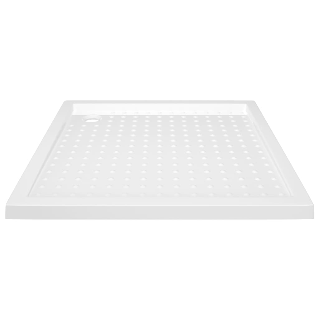 Vidaxl Shower Tray z kołkami 80x80x4 cm biały