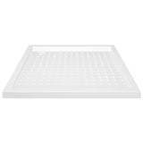 Vidaxl Shower Tray z kołkami 80x80x4 cm biały