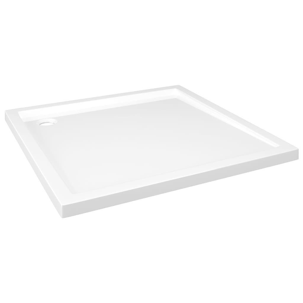 Vidaxl Shower bandeja cuadrado 80x80 cm blanco