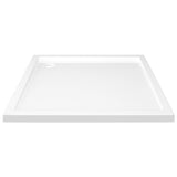 Vidaxl Shower bandeja cuadrado 80x80 cm blanco