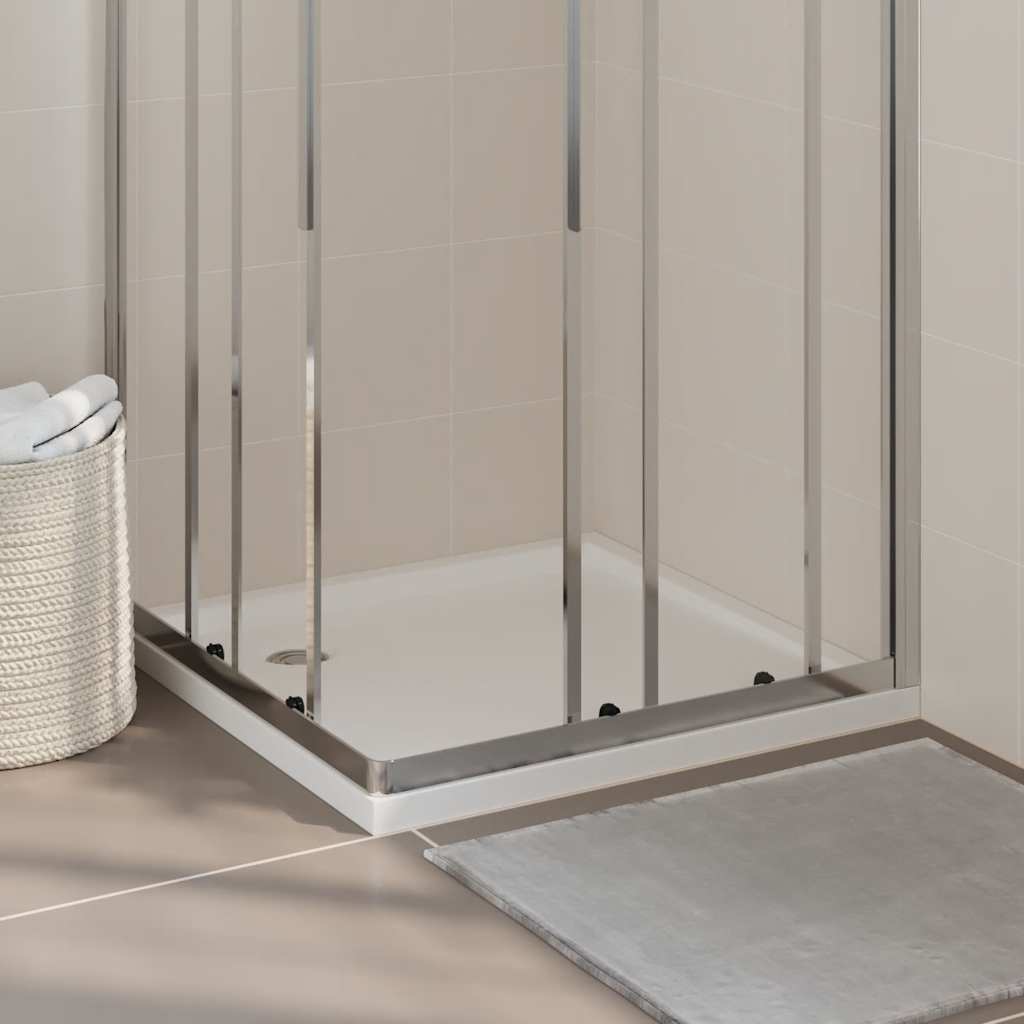 Vidaxl Duschschale Quadrat 80x80 cm Abs Weiß