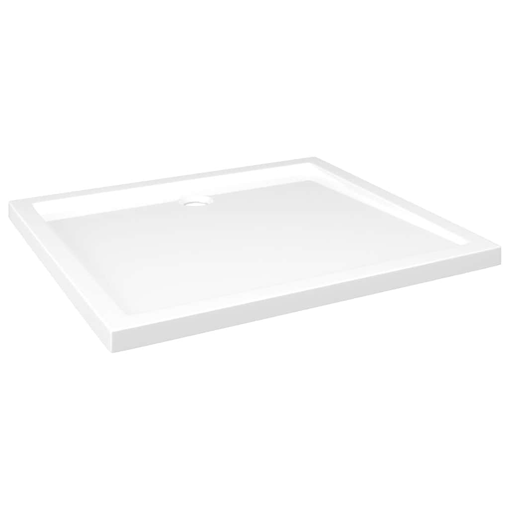Vidaxl Duschschale rechteckige 80x90 cm Abs weiß