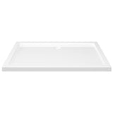 Vidaxl Dusch Tray rechteckeg 80x110 cm wäiss