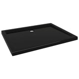 Vidaxl Duschschale rechteckige 80x100 cm abs schwarz
