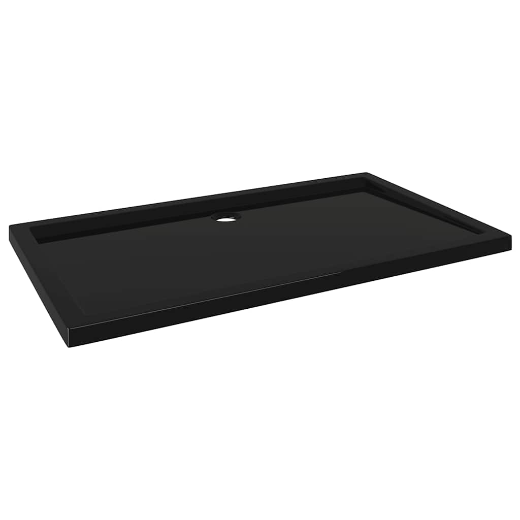 Vidaxl Duschschale rechteckige 70x120 cm abs schwarz