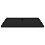 Vidaxl shower tray Rectangular 70x120 cm Black