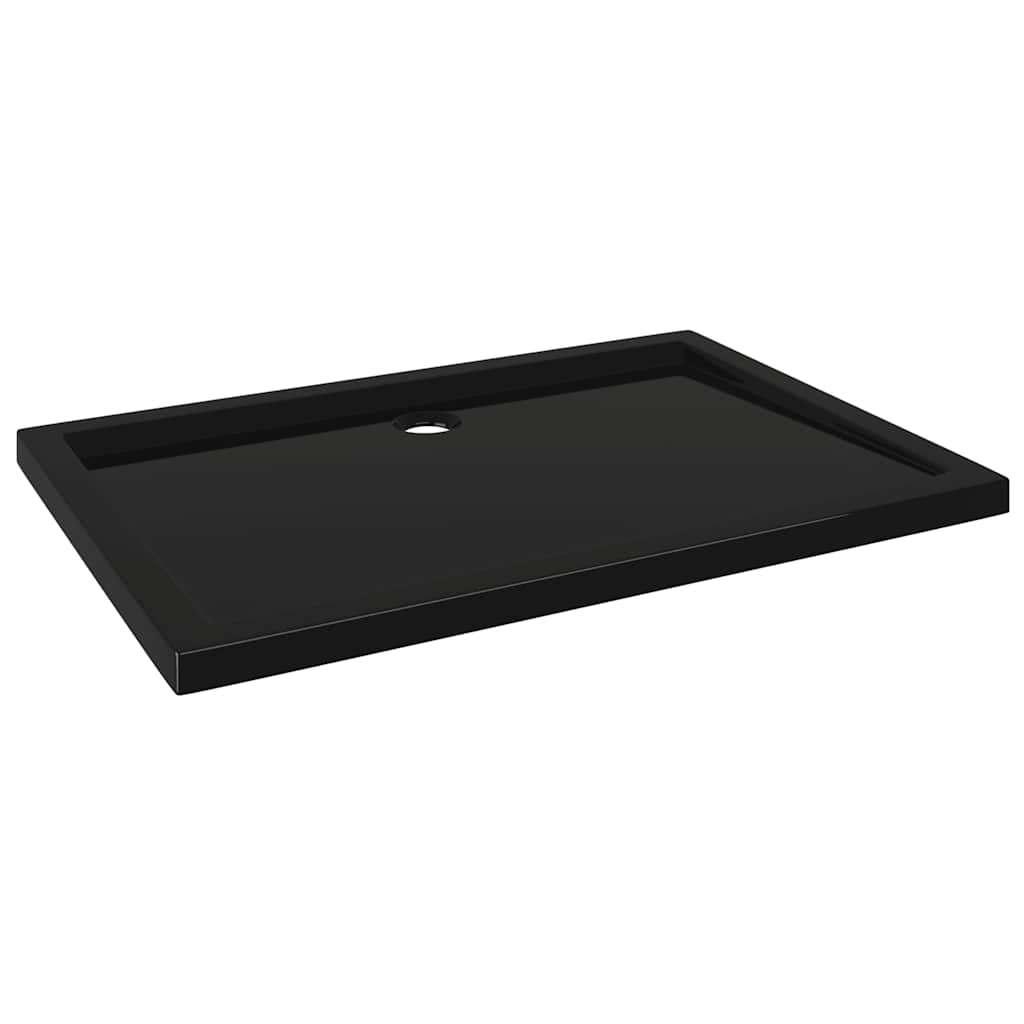Vidaxl Duschschale rechteckige 70x100 cm abs schwarz