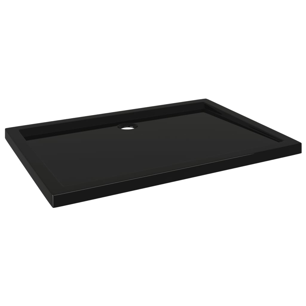 Vidaxl shower tray Rectangular 70x100 cm Black