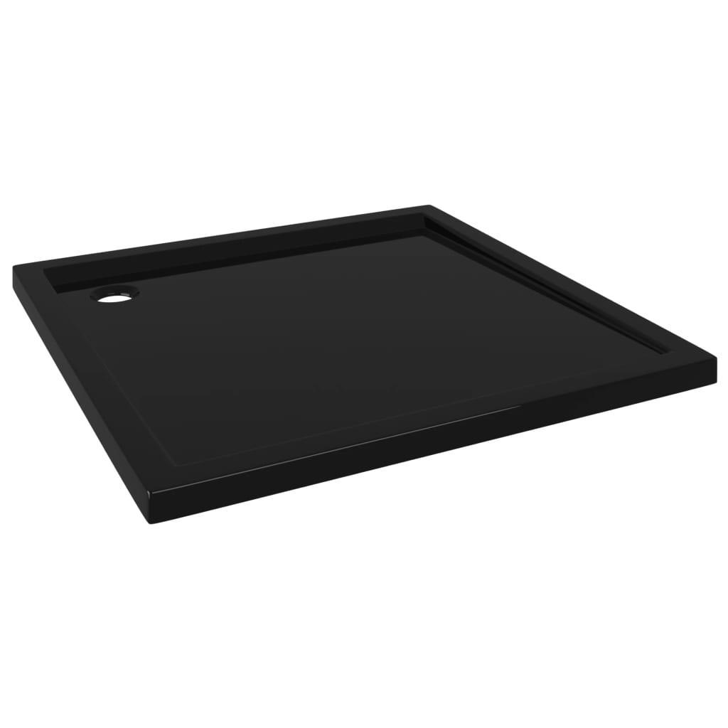 Vidaxl Docho doccia quadrata quadrata 80x80 cm nero