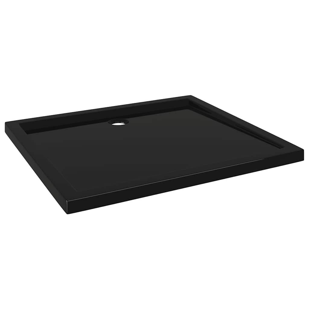 Vidaxl Duschschale rechteckige 80x90 cm abs schwarz