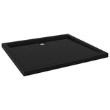 Vidaxl Dusch Tray rechteckent 80x90 cm schwaarz