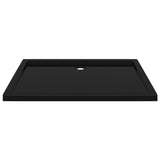 Vidaxl shower tray Rectangular 80x110 cm Black