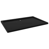 Vidaxl Duschschale rechteckige 80x120 cm ABS Schwarz