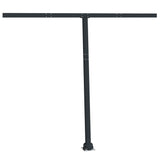 Vidaxl Laifel Pole Set 300x245 cm Eisen -Anthrazit -gelöscht