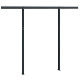 Vidaxl Laifel Pole Set 300x245 cm Eisen -Anthrazit -gelöscht