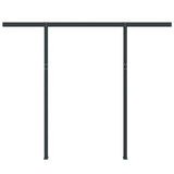 Vidaxl Laifel Pole Set 300x245 cm Eisen -Anthrazit -gelöscht